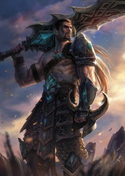 leagueofbara:  Tryndamere the Barbarian King by notagingermaan