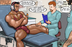 yessirdoctor:  RANDOM DRUG TEST by JOTTO from Telemachus Gay