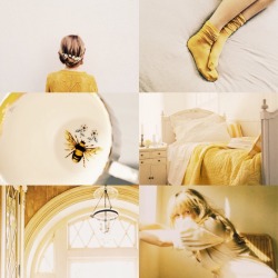 ashryver:Hogwarts Houses  → Hufflepuff: ’You might belong