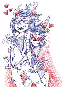 zebits:  Barely draw for weeks then suddenly…Scourge Sisters!