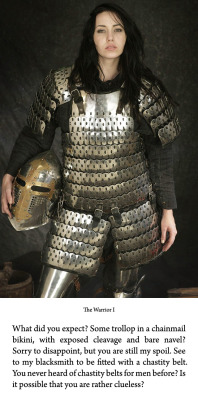 Even if she isn’t some trollop in a chainmail bikini, I think