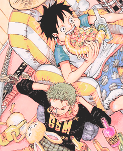 younggenji: One Piece 779 color spread: Let’s Go for Pirate