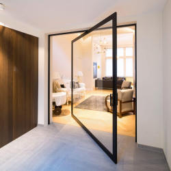 freshome:  Innovative Pivoting Doors Double as Room Dividers