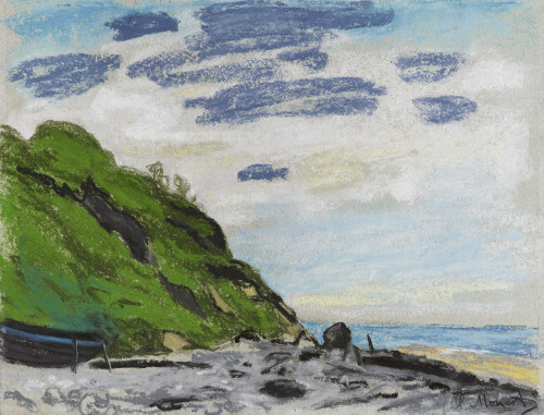 mauveflwrs:Claude Monet - Côte Près De Honfleur
