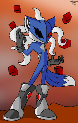 The new villain from Sonic Forces. I think his name is Infinite,