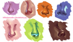 dotswap:    i suck at noses so i drew some to practice ~v~  