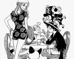 zorobae: Kishimoto: Speaking of that cover, Luffy eating ramen