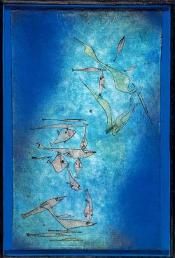 artist-klee:  Fish Image via Paul KleeSize: 60.5x40 cmMedium: