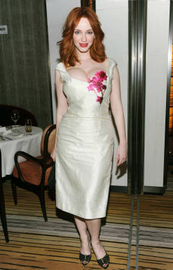 Christina Hendricks is going to need an entire florist shop to