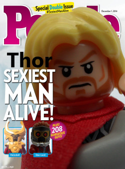 lego-loki:  Thor voted People Magazine’s Sexiest Man Alive.
