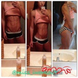 sexygymchicks:  #tvt continues! #ThatV is #ABsolutely #ABsurd !!