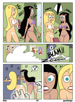 The Advantages of Being a Ghost follow-up comic Pg. 1-2  COMMISSIONED ARTWORK and color done by: :Garabatoz Concept and idea: me _________ The first page of a little spin-off/follow-up comic inspired by grimphantom&rsquo;s strip here: http://grimphantom.d