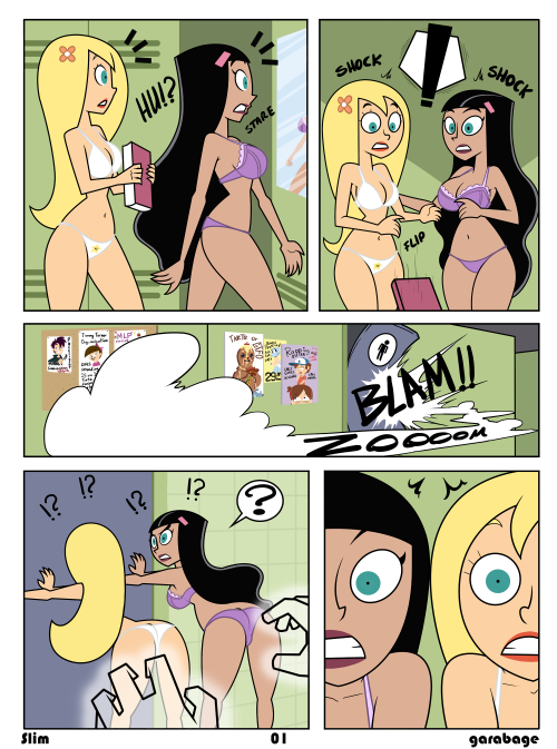 The Advantages of Being a Ghost follow-up comic Pg. 1-2  COMMISSIONED ARTWORK and color done by: :Garabatoz Concept and idea: me _________ The first page of a little spin-off/follow-up comic inspired by grimphantom’s strip here: http://grimphantom.d