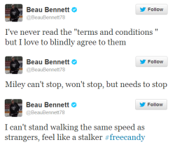 sidmalkin:  Beau is just one of us. 