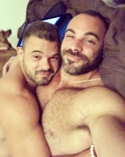 sexymusclebeast7:  Ori Avrahami (@big_orii) and boyfriend Jacob