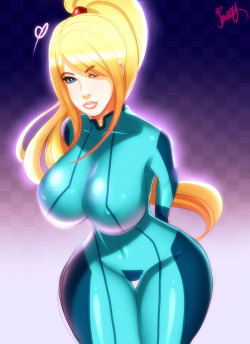 jassycoco:  Ms. Aran… Itz just a doodle… =w= In a Samus mood