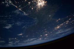 viralified:  North Korea as seen from the International Space