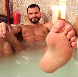 hugobossfeet:  Brazilian Guy 🔰 #Bear 🐻 #Beefy 💪 #Hot