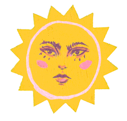 ellisillustrations:  i made some suns and they all had slightly
