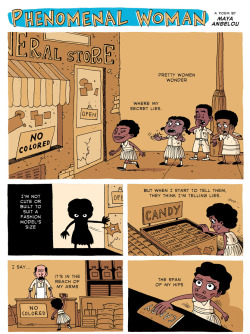 almostwalrus:  zenpencils:  MAYA ANGELOU ‘Phenomenal Woman’