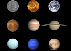 space-pics:  Updated family portrait of the solar systemhttp://space-pics.tumblr.com/