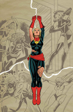 comicblah:  Captain Marvel #14 cover by Joe Quinones 