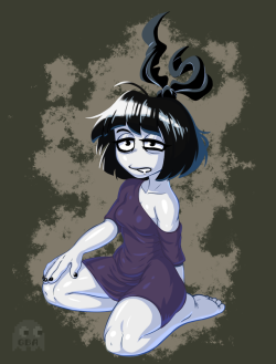 kindahornyart: goodbadartist: Creepy Susie pinup or whatever