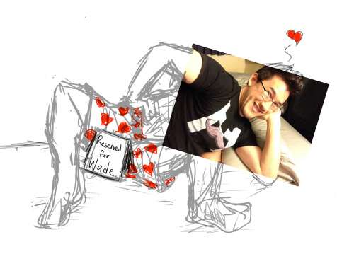 soliarum:  “Death awaits you between my thighs."  Obviously Mark was waiting for his secret roommate Wade to return home. 
