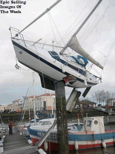 sailstead:  Wrong place at the wrong timeâ€¦  That’ll buff right out.