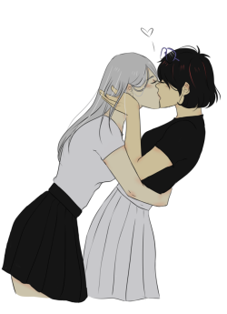 bubulle-sama:fem Victuuri II request from anon ♥