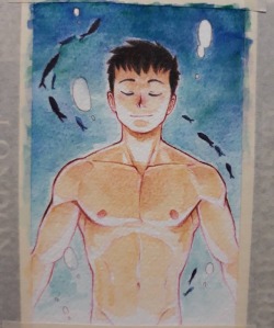 raymondoart:First entry for world watercolor month!