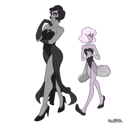 no123450n-sfw: Tourmaline and her inherited pearl. (My lass @starbazaar‘s