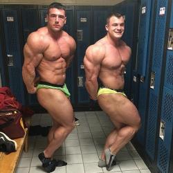 needsize:  The bromance continues.Johnny Doull and Dana Baker