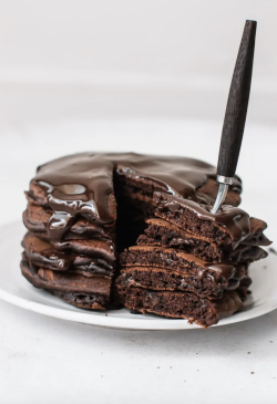 fullcravings:  Chocolate Pancakes