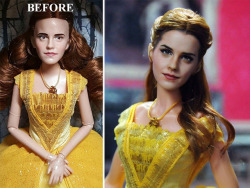 designmintco:Artist Noel Cruz Repaints Mass-Produced Dolls To