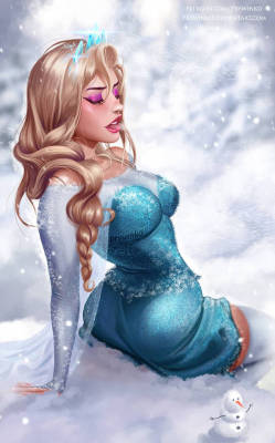 Elsa - icy breath by Prywinko 
