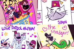 saisai-chan:   the Pines family + Drawing i like how Mabel, Dipper,