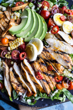do-not-touch-my-food:  Mexican Grilled Chicken Cobb Salad  Plate