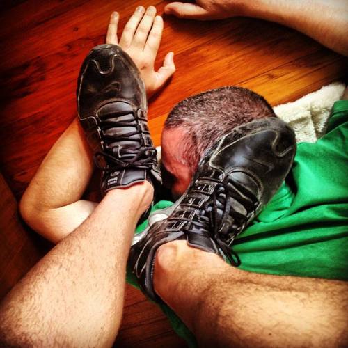 humiliationverbale:  rickraunch:  From another foot fag: â€œSir, thanks for the attention to foot fags on your tumblr. My true place has always been at the feet of a dominant, masculine, uncaring MAN who will ignore me and treat me like dirt. Nothing