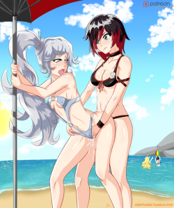 Commisson - Whiterose at the BeachI will be running special RWBY