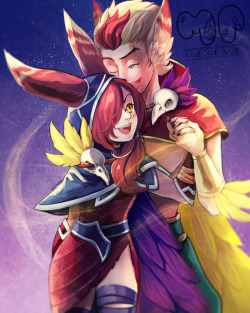 mizoreame00:Xayah&Rakan!