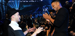 feyminism-blog:  Justin Timberlake and Will Smith at the 2013