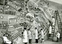 The City Plan of Vienna in the Year 3000, carnival party in the