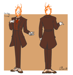 ask-mttblook:  Grillby character ref for my Mttblook!AU[Swapped