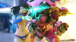 forceballfx: D.va in Action (NSFW) Here’s a more rule 34 poster