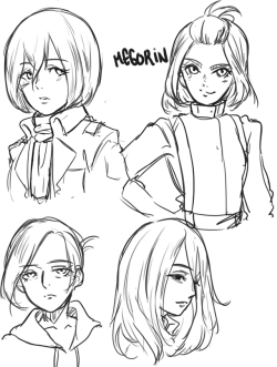 sa-tou: some SNK doodles! i almost drew all the characters that