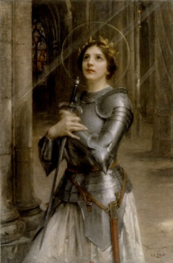 enchantedsleeper:  Joan of Arc, Charles Amable Lenoir 