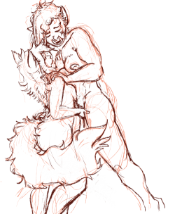 37celsius:  @bramblefix​‘s catgirl and orc lady girlfriends 