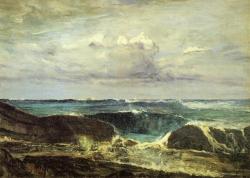 artist-whistler:  Blue and Silver - The Blue Wave Biarritz, 1862,