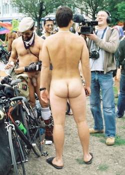 Naked riders and public nudity